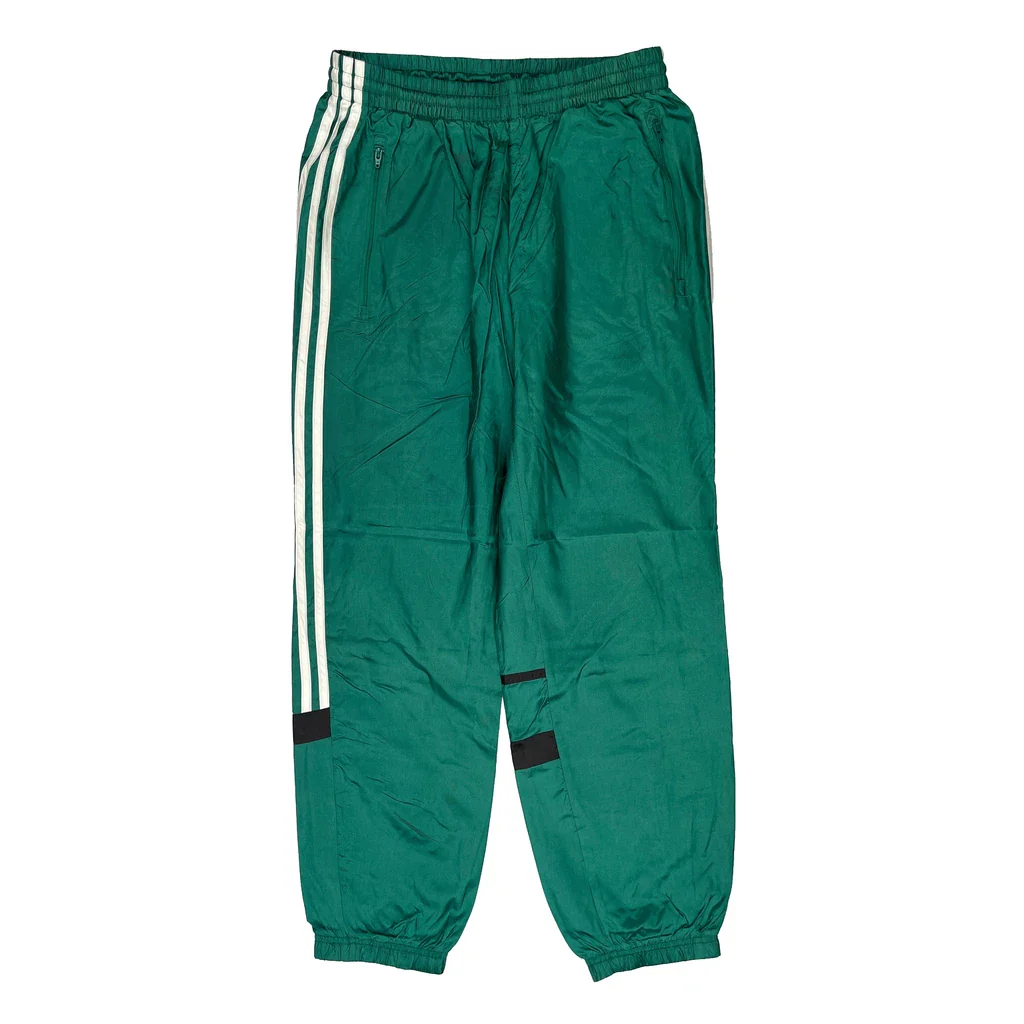 Adidas Striped Tracksuit - Medium Green Polyester - Image 2