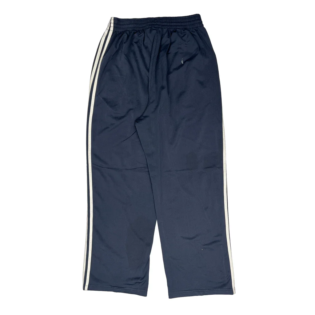 Adidas Striped Tracksuit - Large Navy Polyester