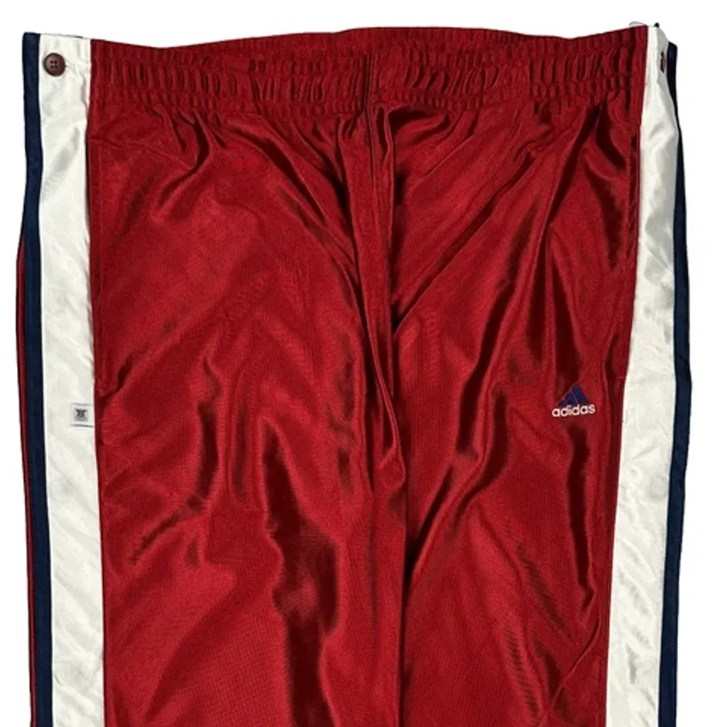 Adidas Tracksuit - Medium Red Polyester - Image 5