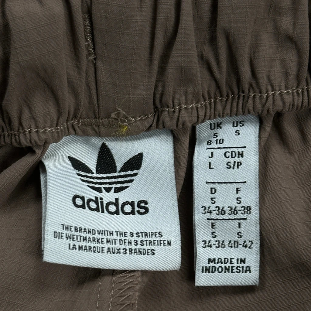 Adidas Baggy Tracksuit - Small Brown Polyester - Image 3