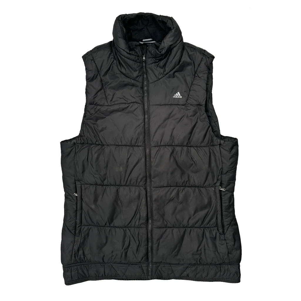 Adidas Vest - Large Black Polyester