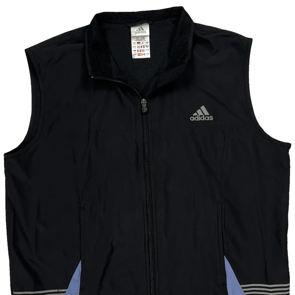 Adidas Vest - Large Black Polyester - Image 5