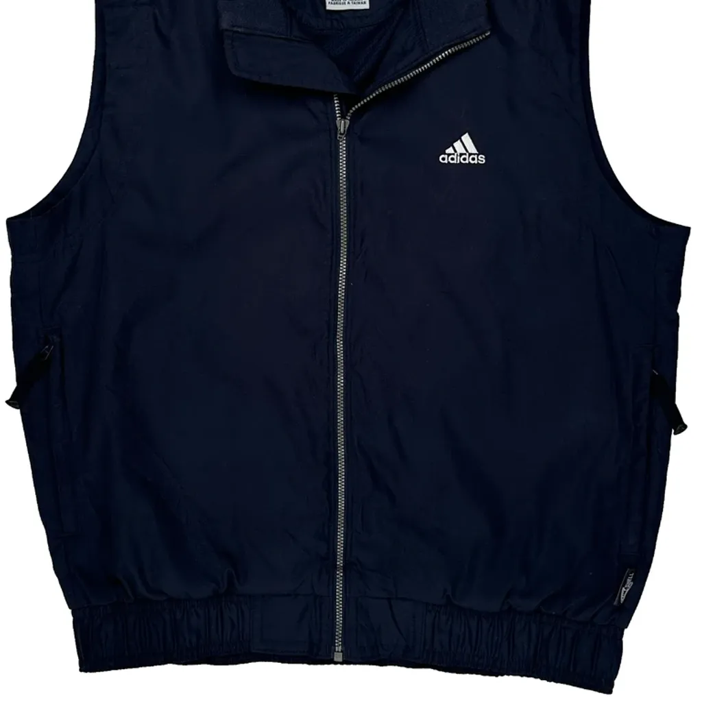 Adidas Vest - Small Navy Polyester - Image 4