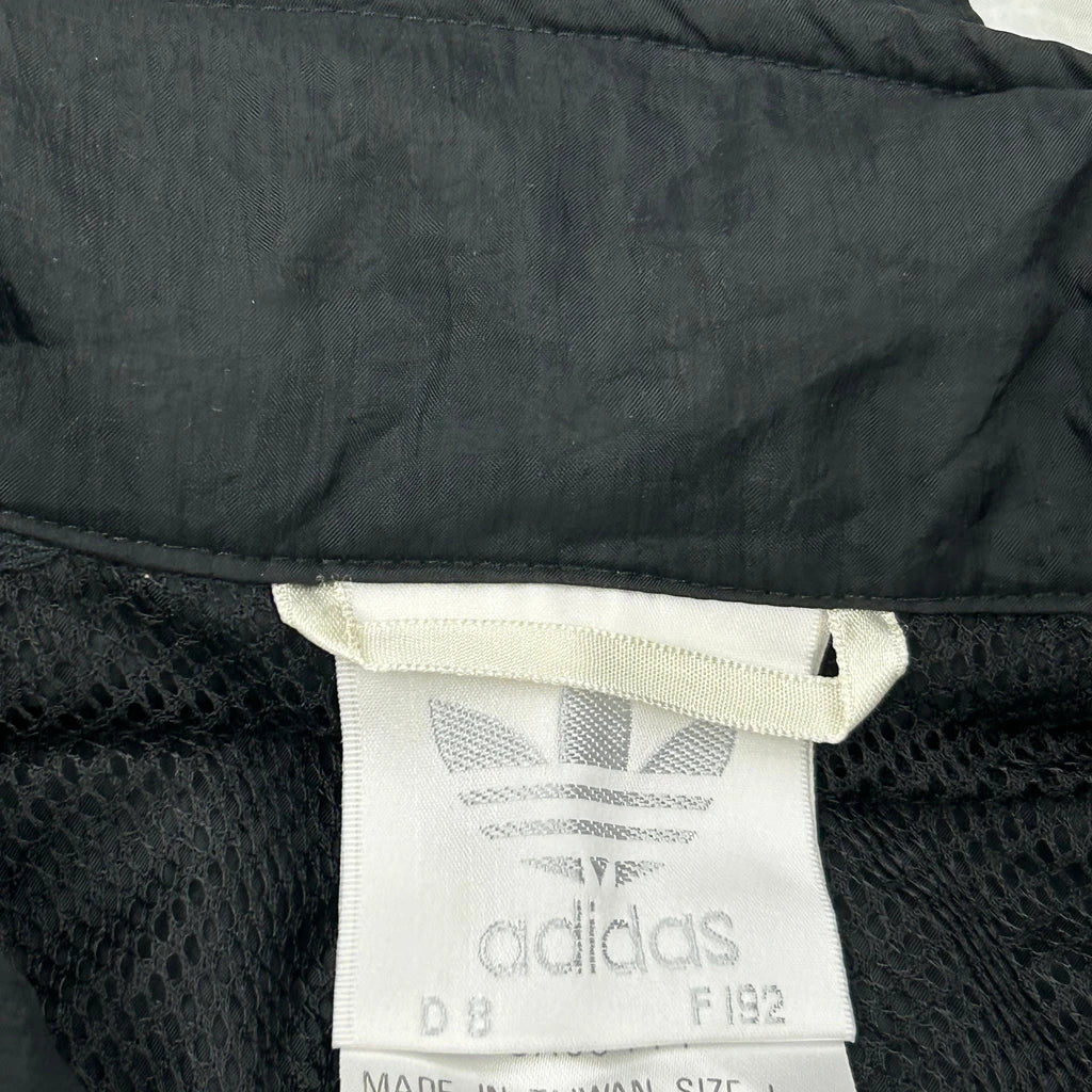 Adidas Oversized Windbreaker - Large Black Polyester - Image 3