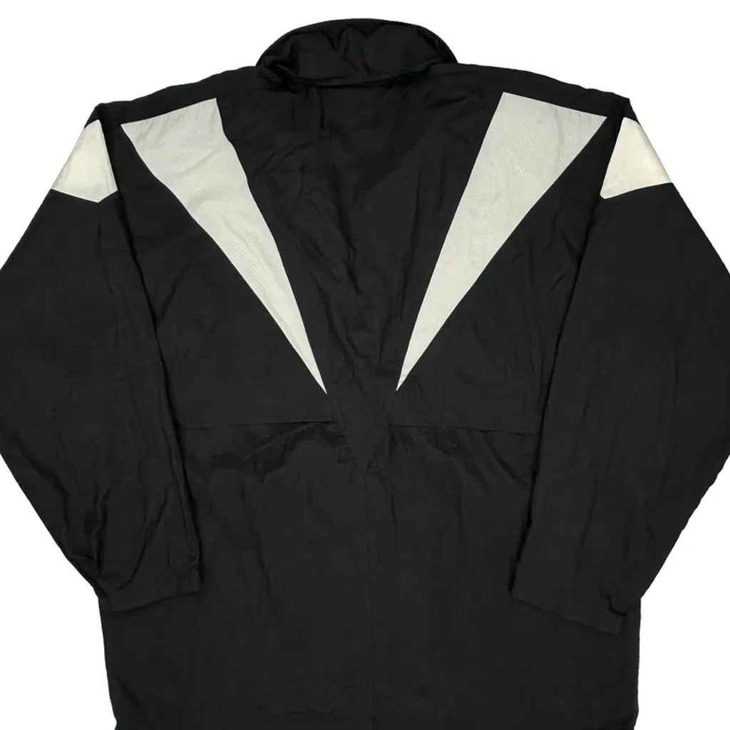 Adidas Oversized Windbreaker - Large Black Polyester - Image 6