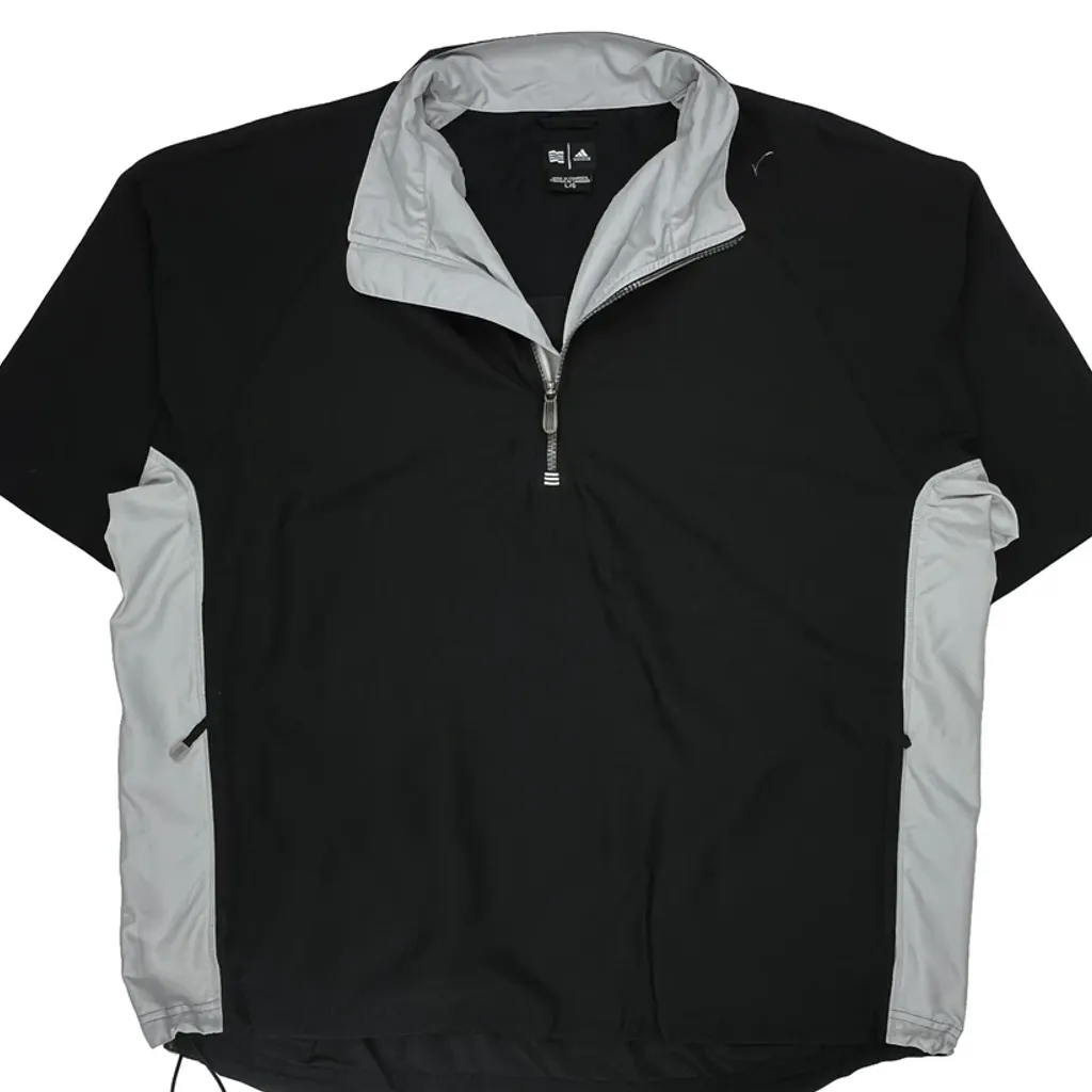 Adidas Windbreaker - Large Black Polyester - Image 4