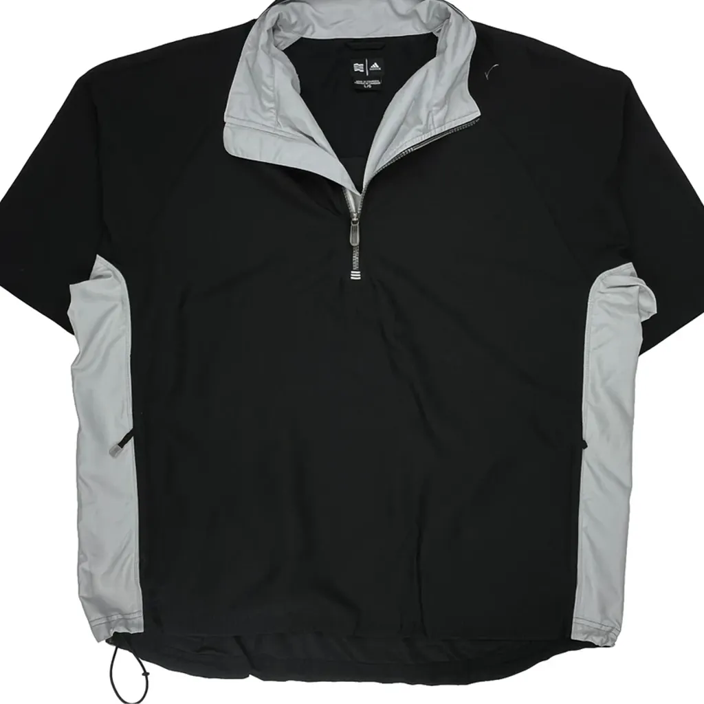 Adidas Windbreaker - Large Black Polyester - Image 5