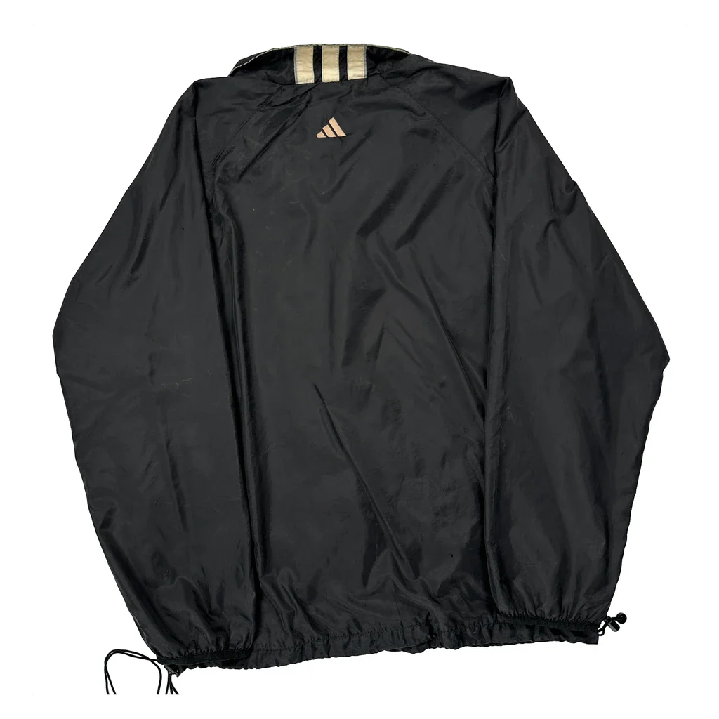 Adidas Windbreaker - Large Black Polyester - Image 2