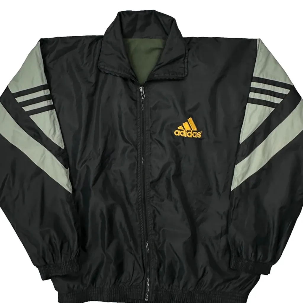 Adidas Windbreaker - Large Black Polyester - Image 5