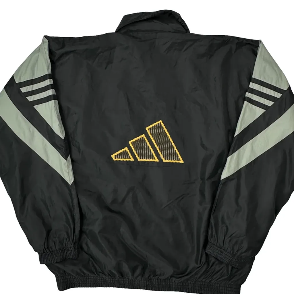 Adidas Windbreaker - Large Black Polyester - Image 7