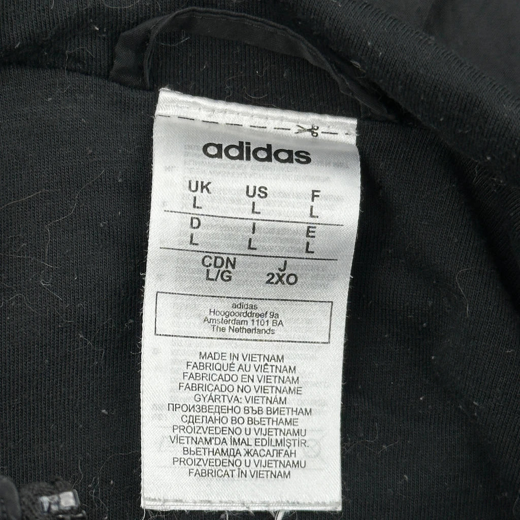 Adidas Windbreaker - Large Black Polyester - Image 3