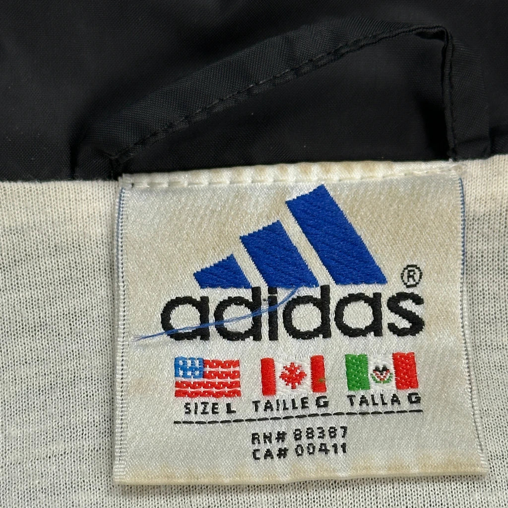 Adidas Windbreaker - Large Black Polyester - Image 3