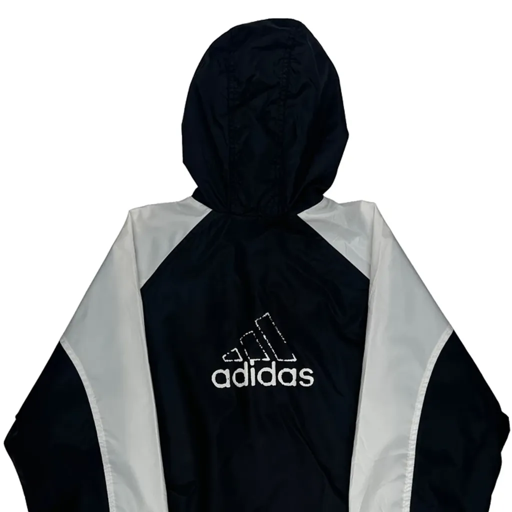 Adidas Windbreaker - Large Black Polyester - Image 7