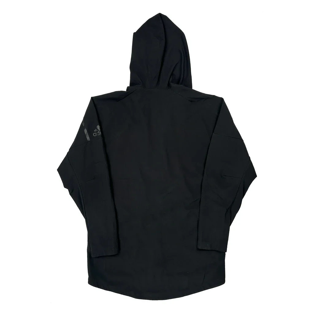 Adidas Windbreaker - Large Black Polyester - Image 2
