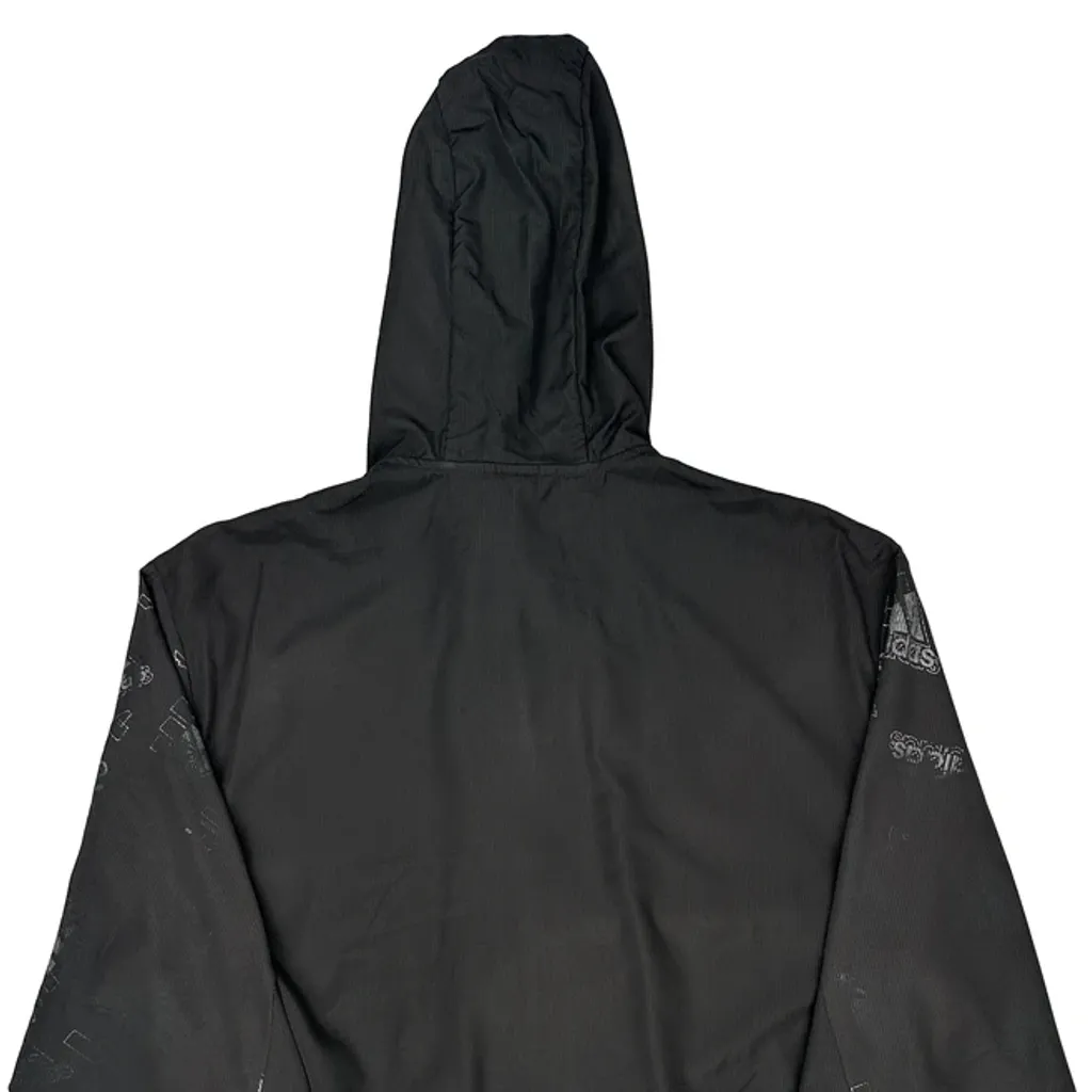Adidas Windbreaker - Large Black Polyester - Image 6