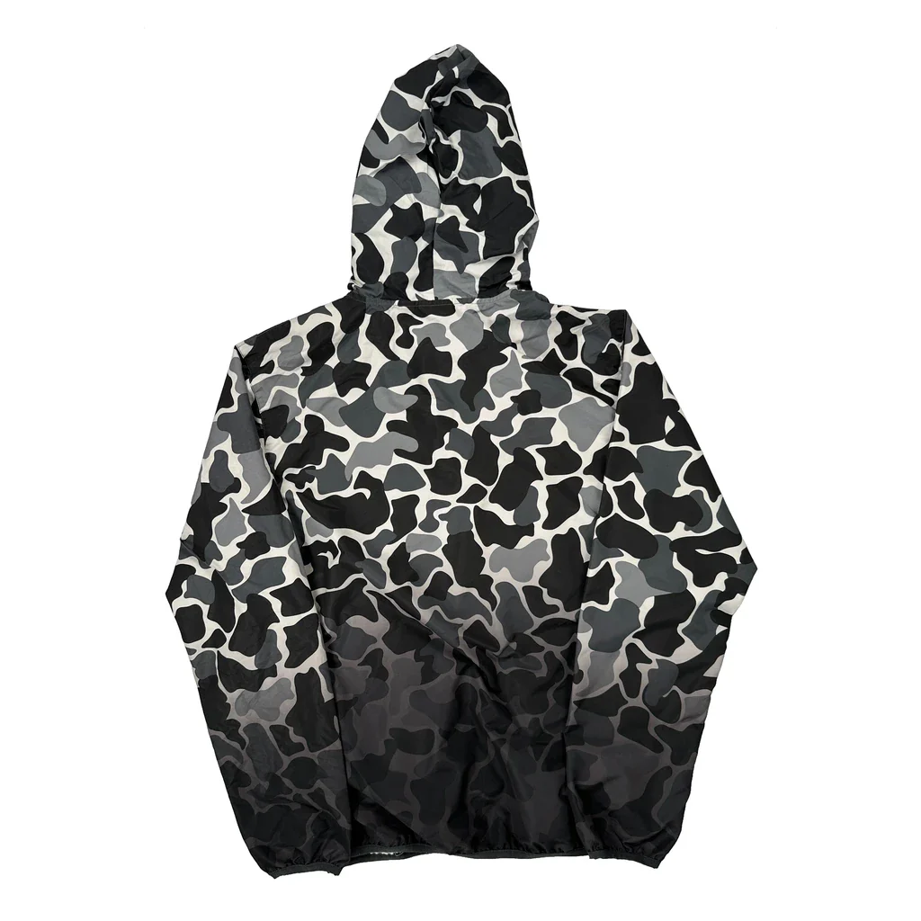 Adidas Camo Windbreaker - Medium Black Polyester - Image 2