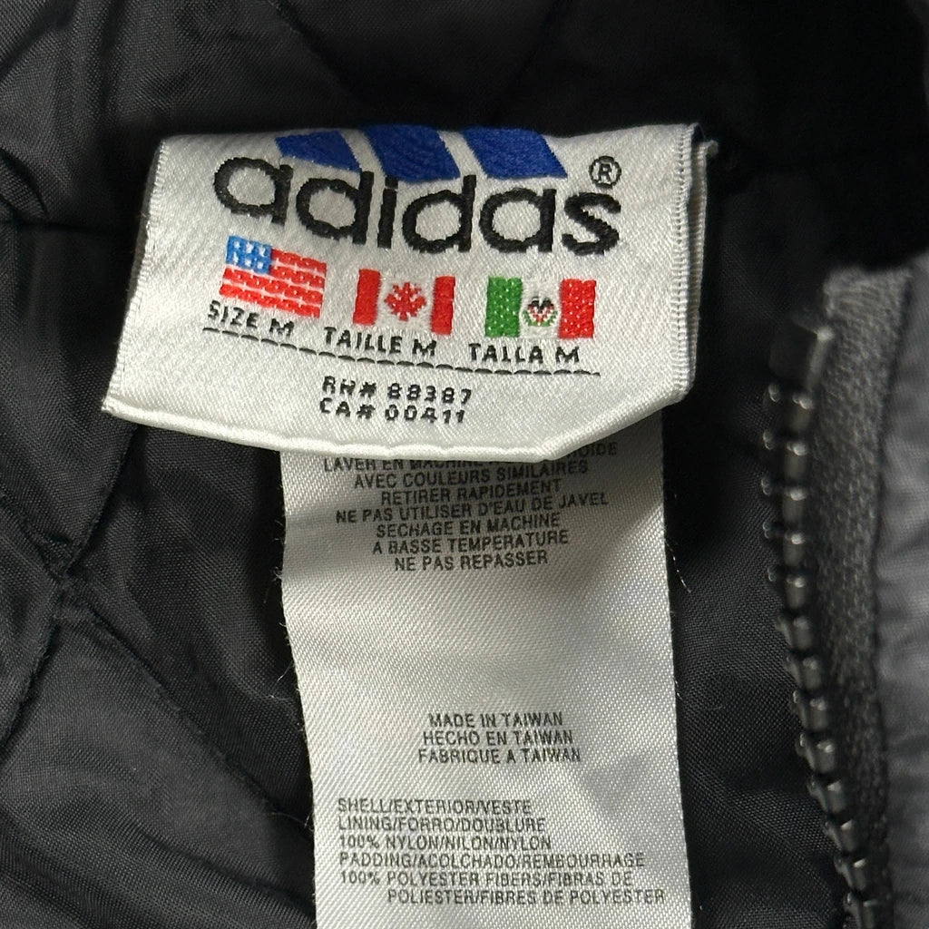 Adidas Windbreaker - Medium Black Nylon - Image 3