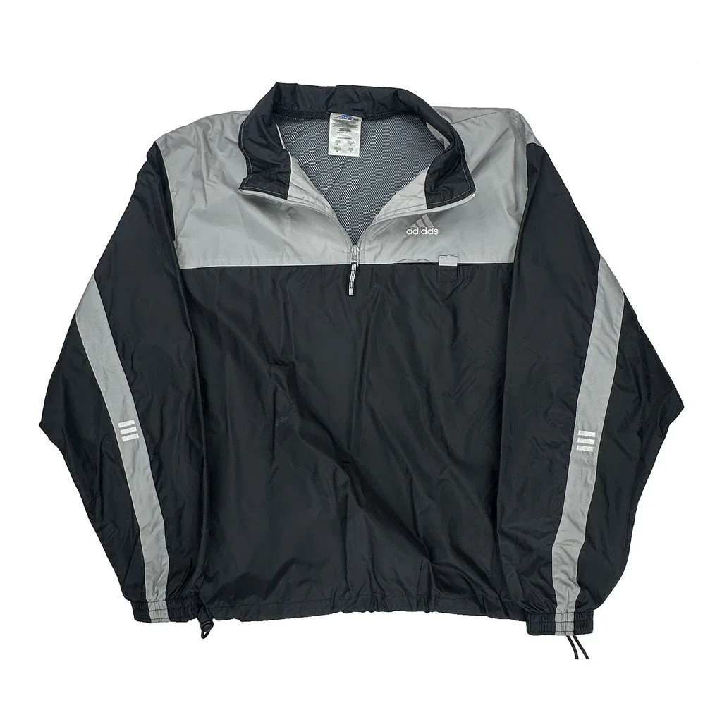 Adidas Windbreaker - Medium Black Polyester