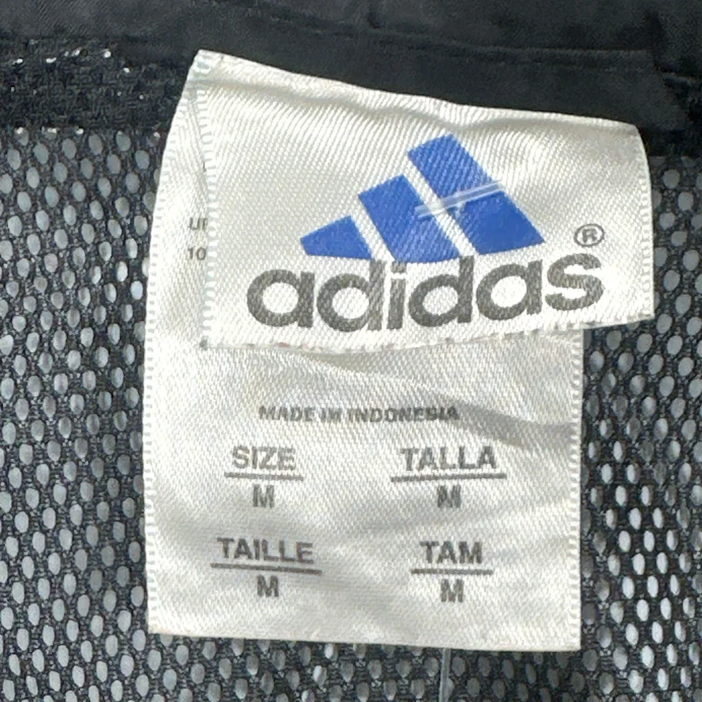 Adidas Windbreaker - Medium Black Polyester - Image 3