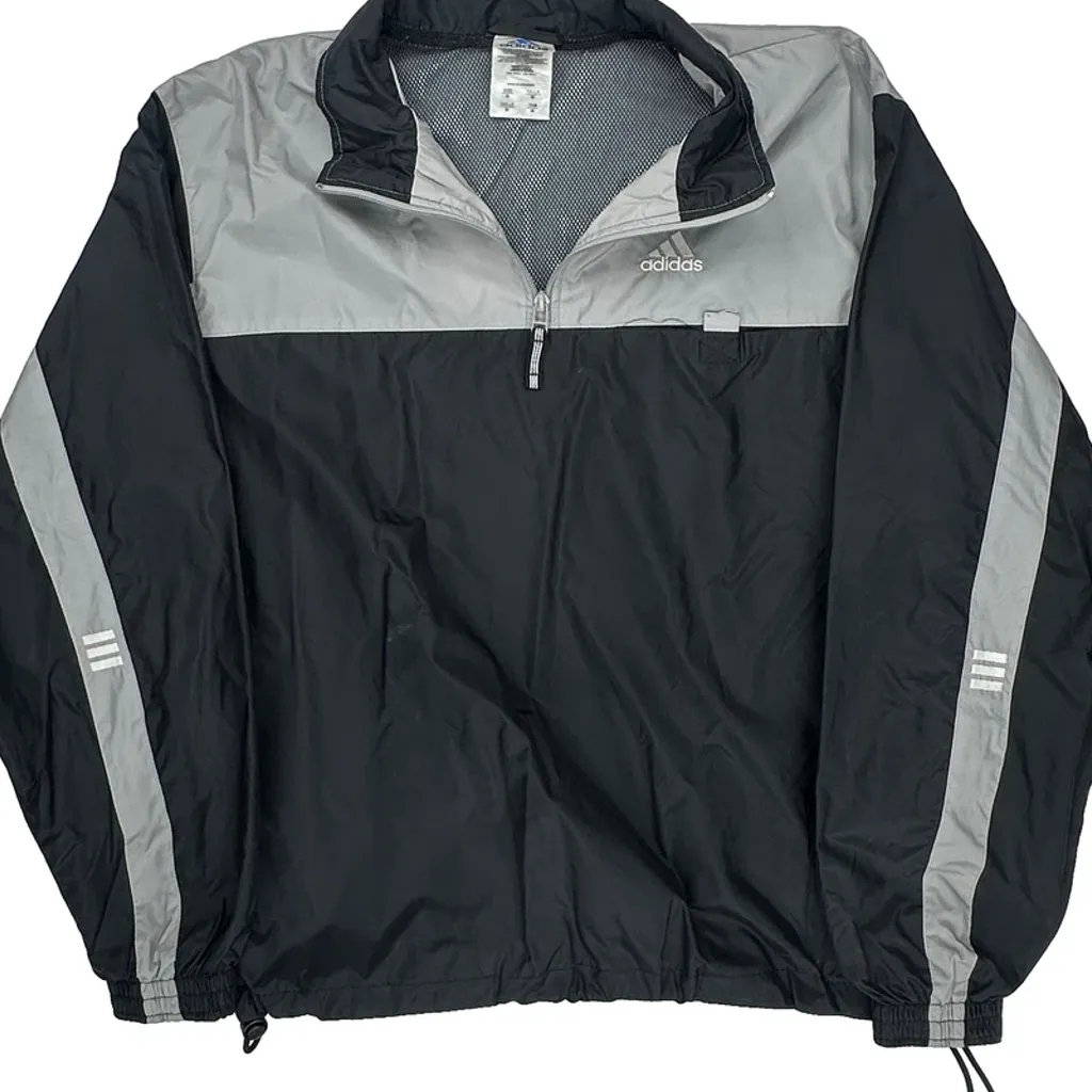 Adidas Windbreaker - Medium Black Polyester - Image 4
