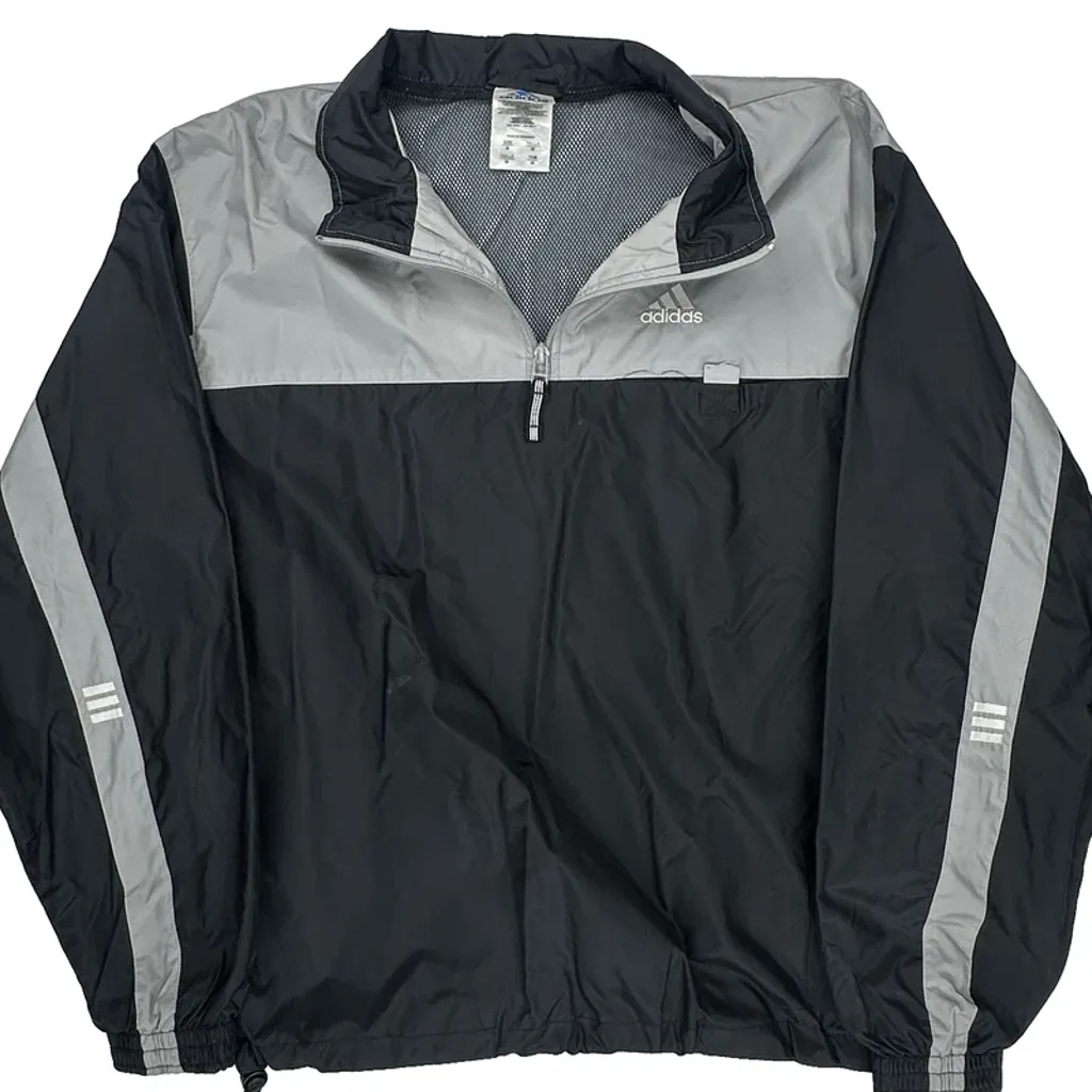 Adidas Windbreaker - Medium Black Polyester - Image 5