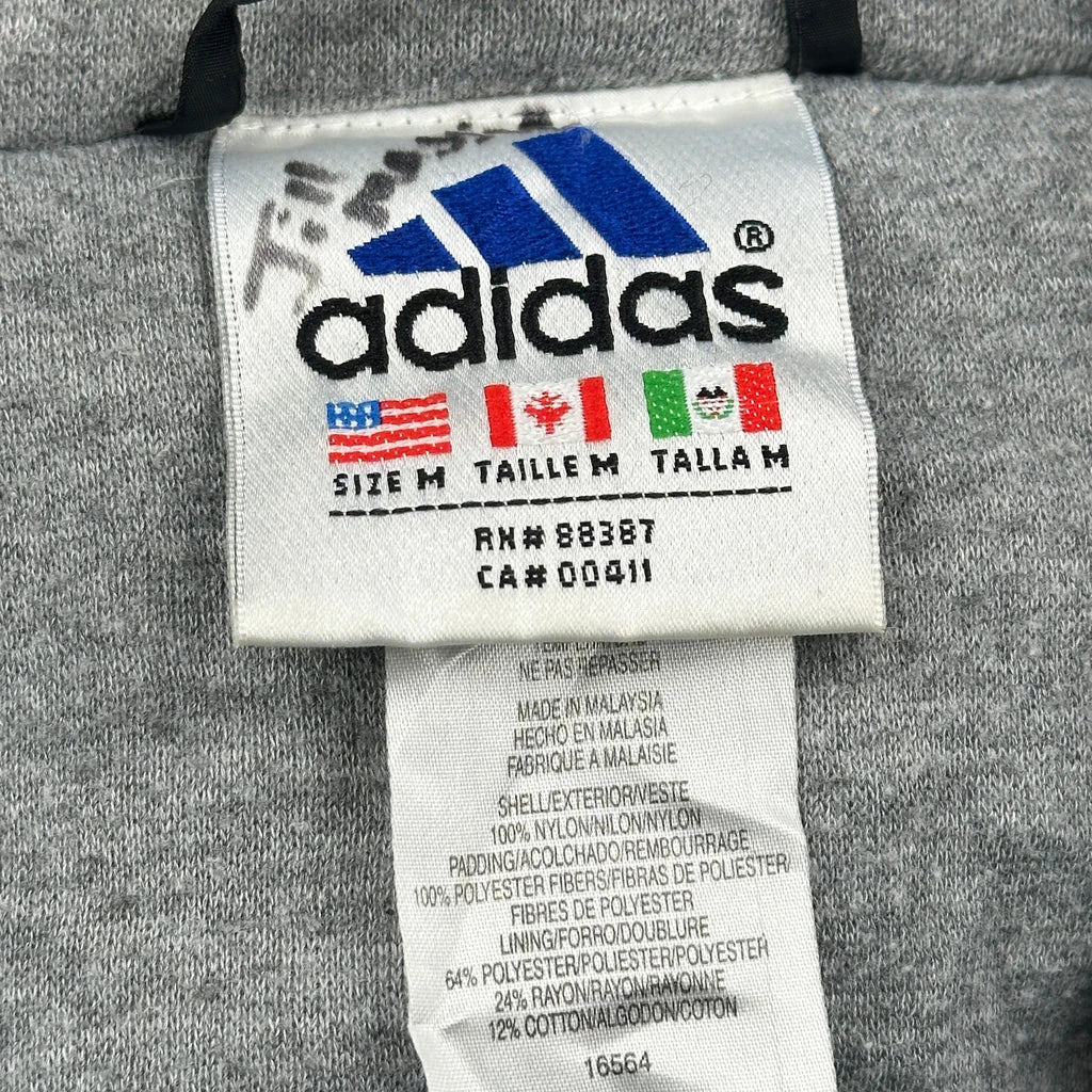 Adidas Padded Windbreaker - Medium Black Nylon - Image 3