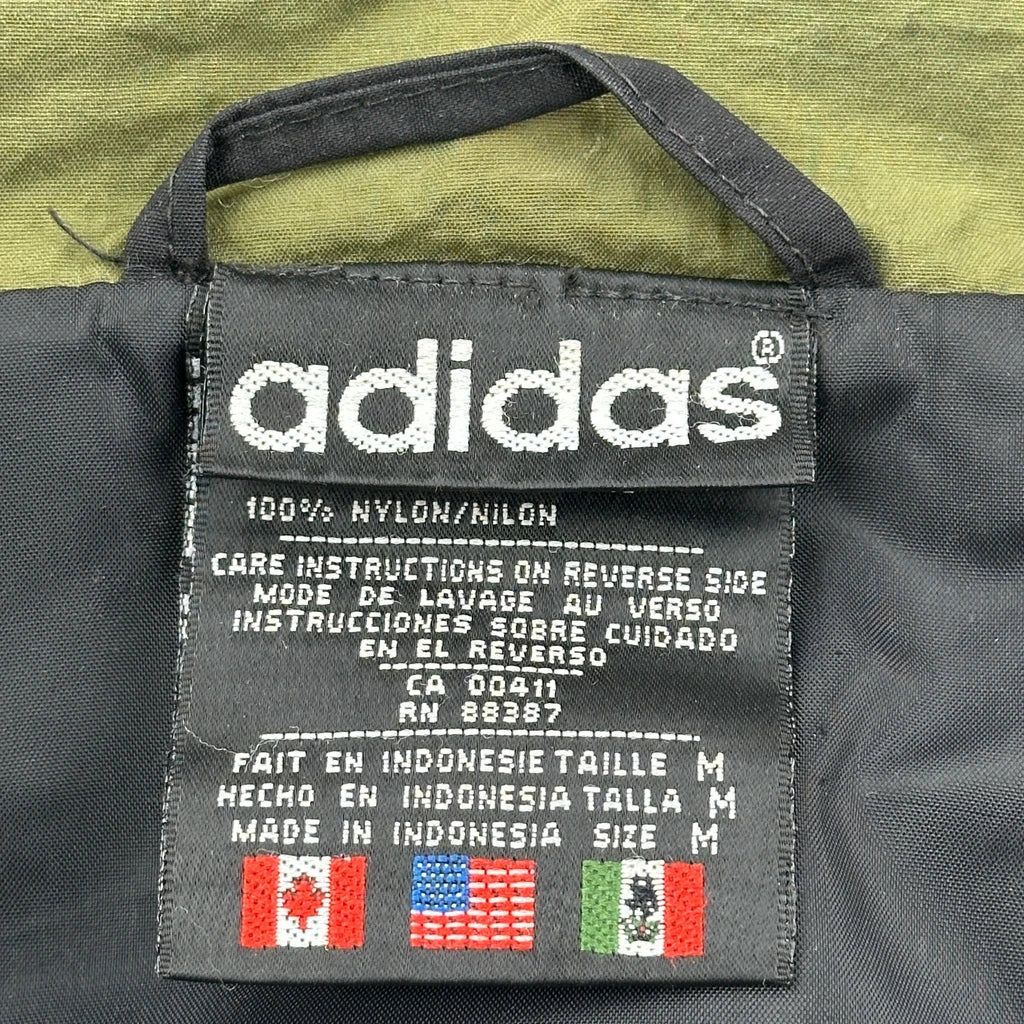 Adidas Windbreaker - Medium Black Nylon - Image 3