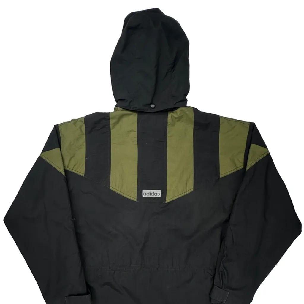 Adidas Windbreaker - Medium Black Nylon - Image 7