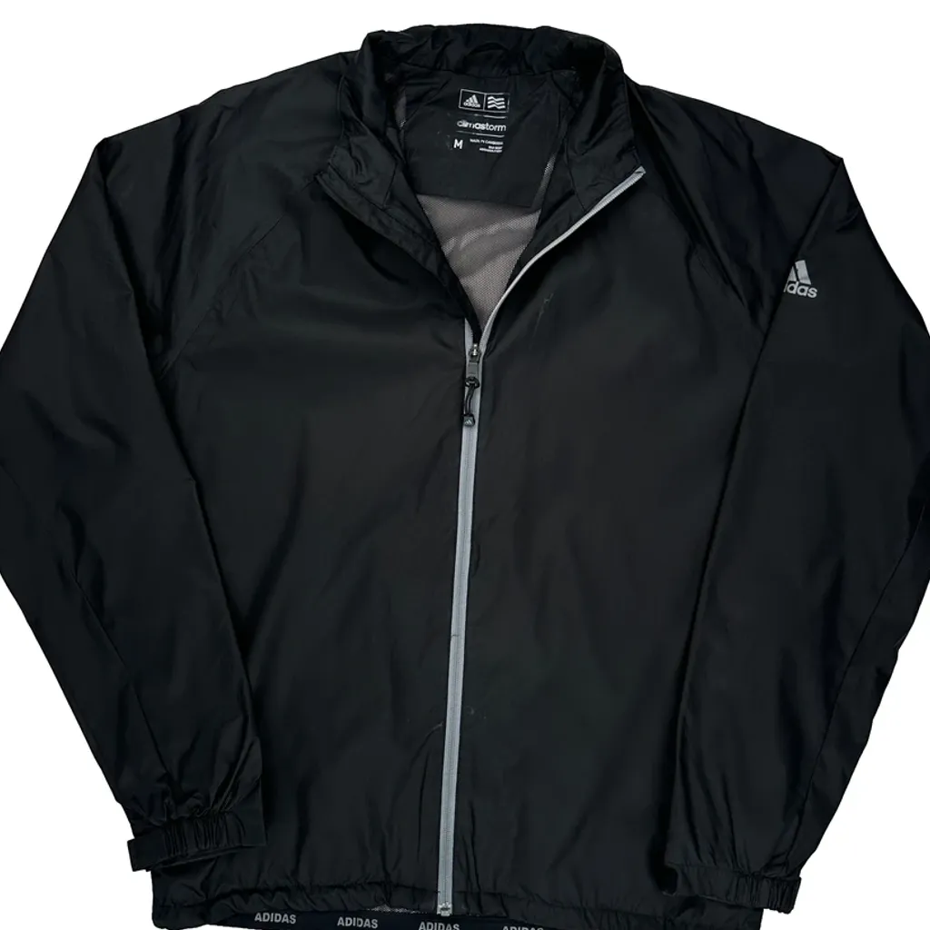 Adidas Windbreaker - Medium Black Polyester - Image 5