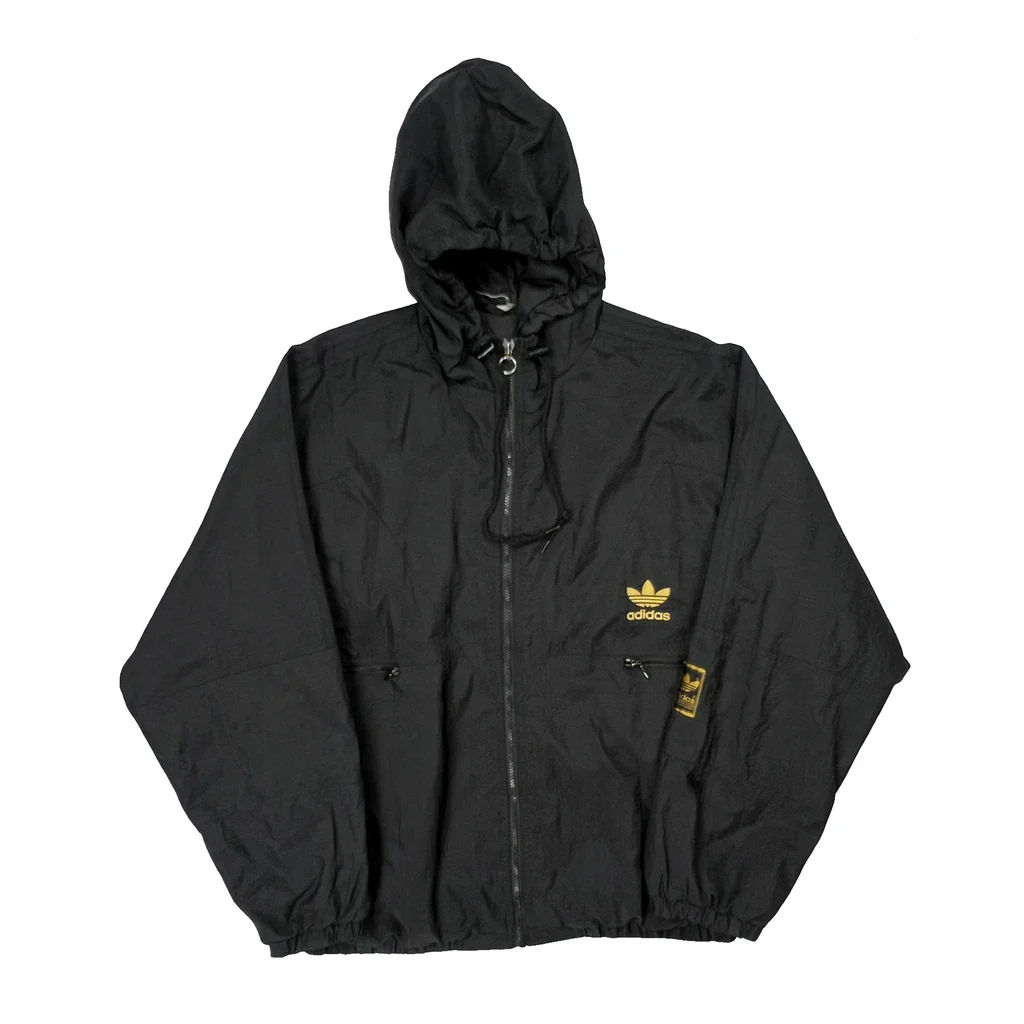 Adidas Windbreaker - XL Black Polyester
