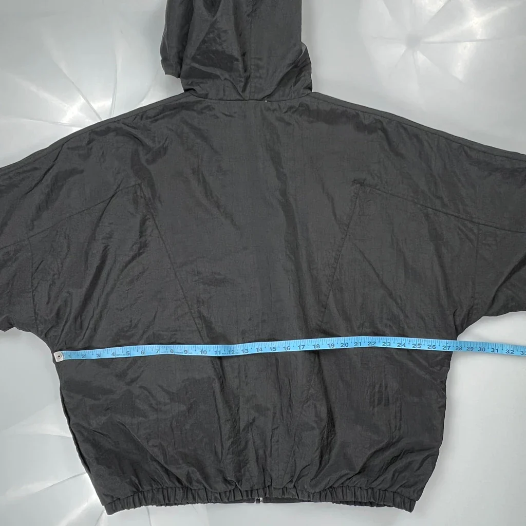 Adidas Windbreaker - XL Black Polyester - Image 3