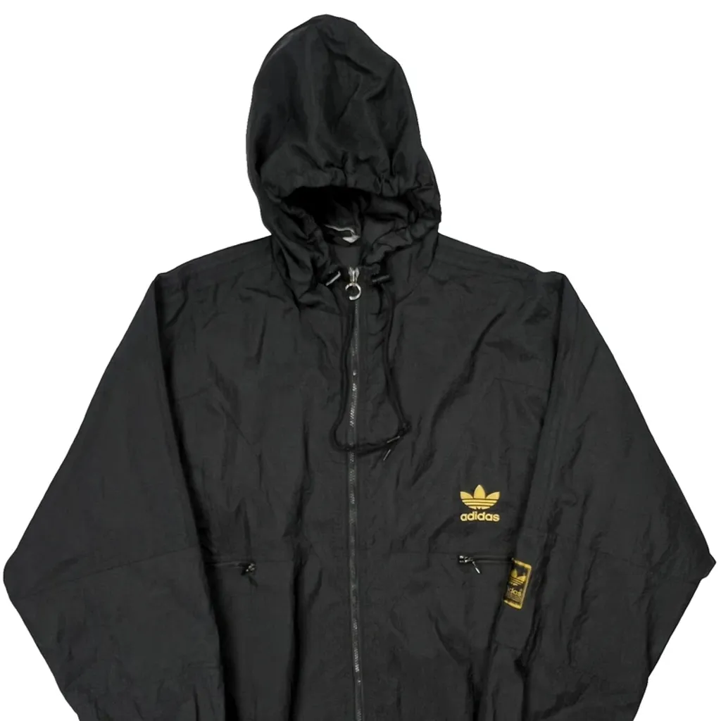 Adidas Windbreaker - XL Black Polyester - Image 4