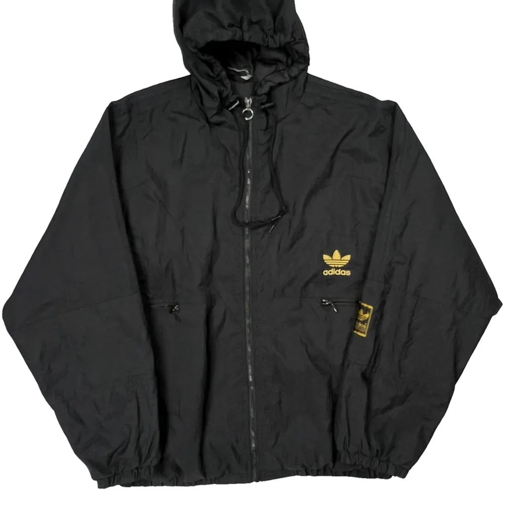 Adidas Windbreaker - XL Black Polyester - Image 5
