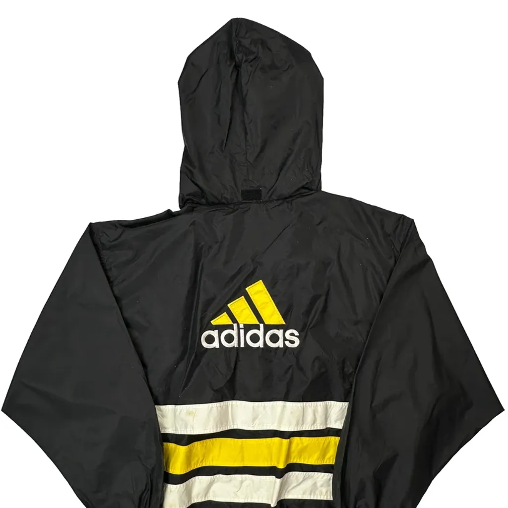 Adidas Windbreaker - XL Black Polyester - Image 6