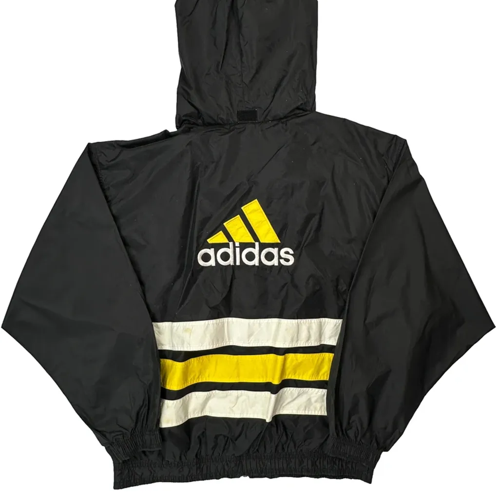Adidas Windbreaker - XL Black Polyester - Image 7