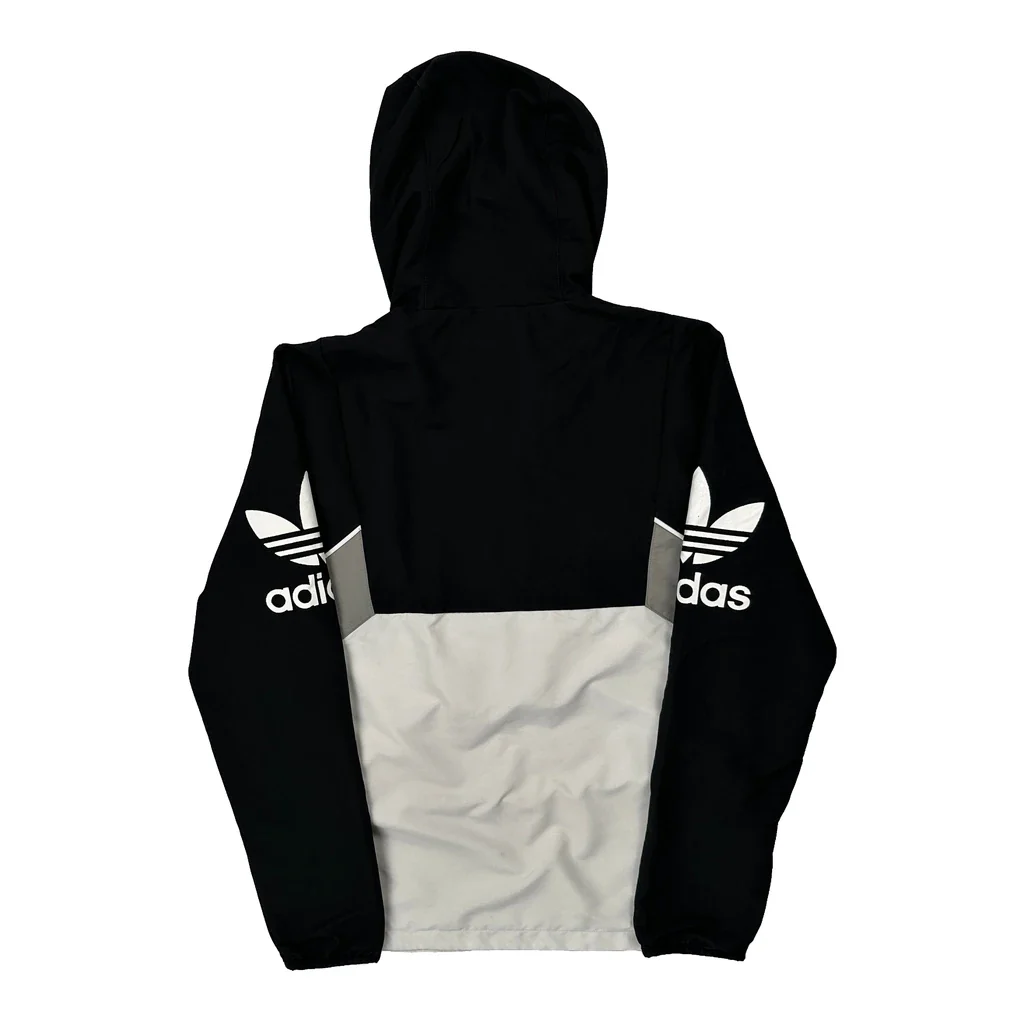 Adidas Windbreaker - XS Black Polyester - Image 2