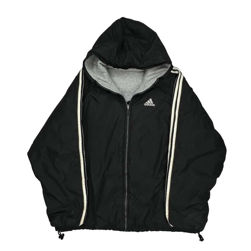Adidas Windbreaker - 2XL Black Polyester
