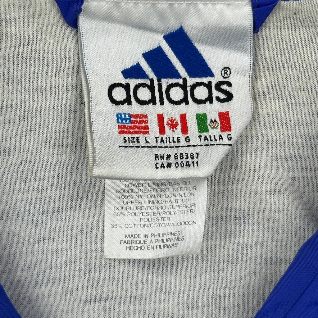 Adidas Windbreaker - Large Blue Nylon - Image 3