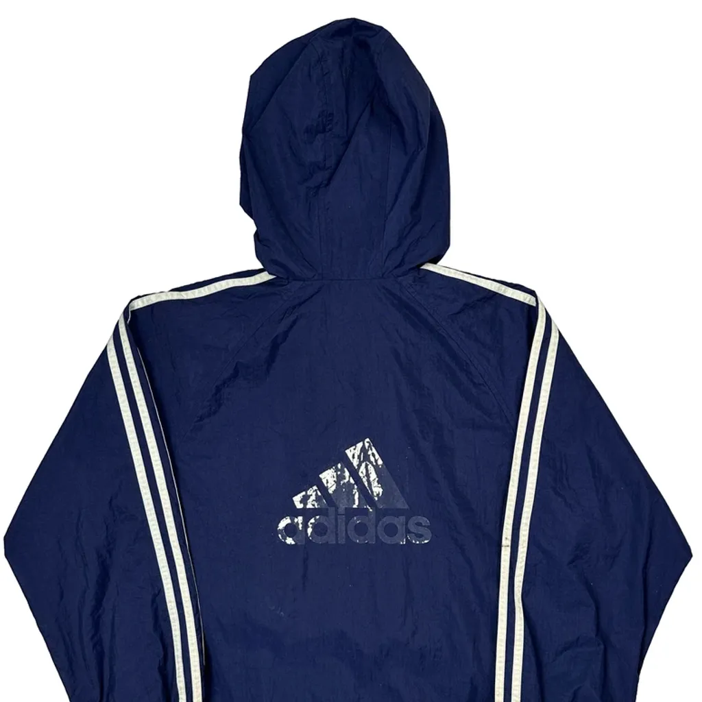 Adidas Windbreaker - Large Blue Polyester - Image 6