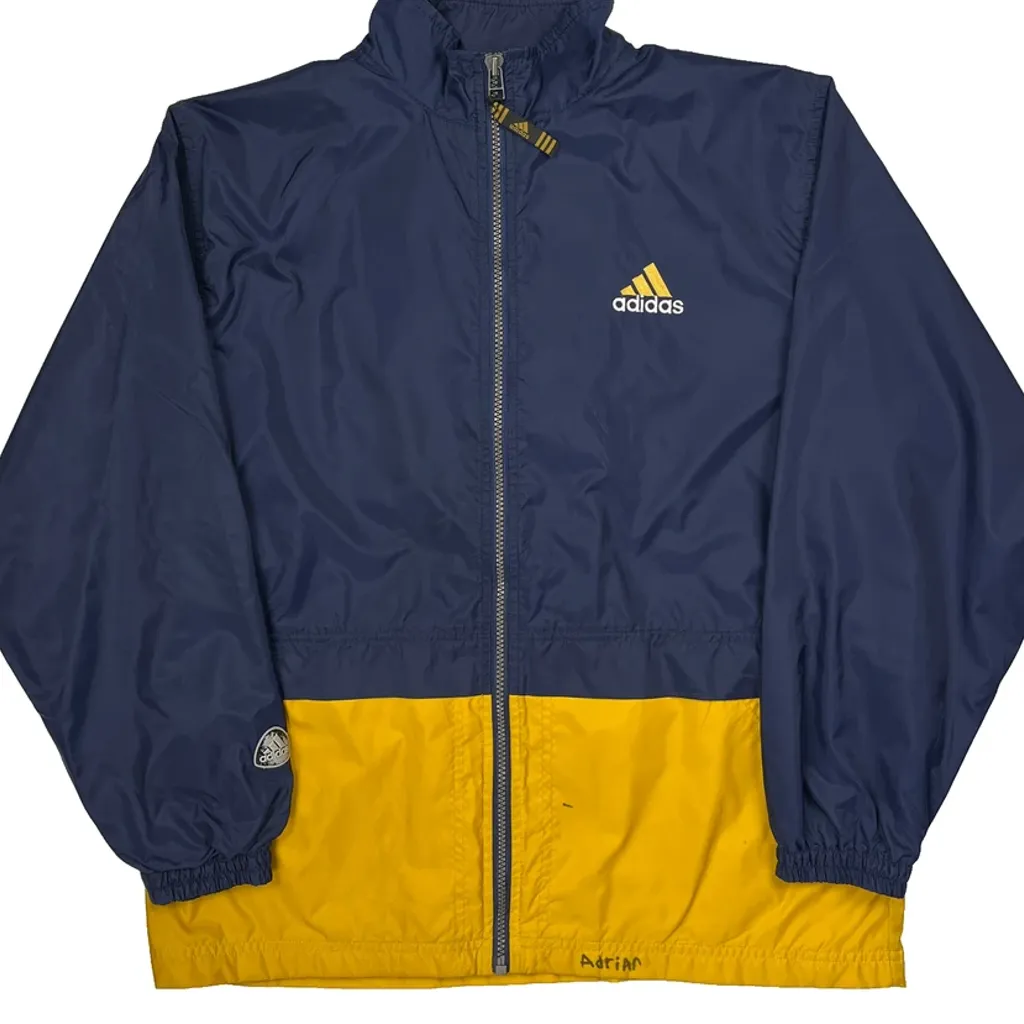 Adidas Windbreaker - Large Blue Polyester - Image 4