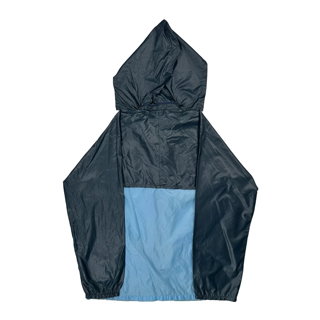 Adidas Windbreaker - Large Blue Nylon - Image 2