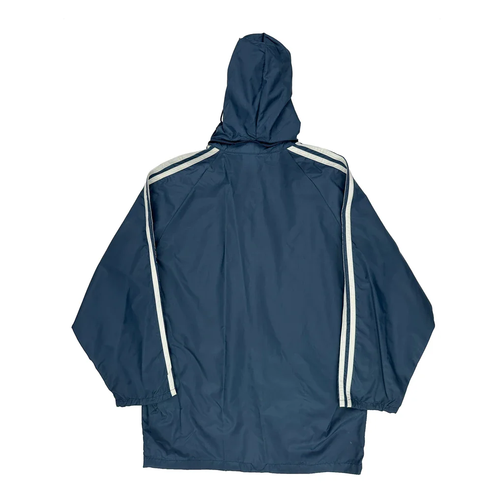 Adidas Windbreaker - Medium Blue Polyester - Image 2