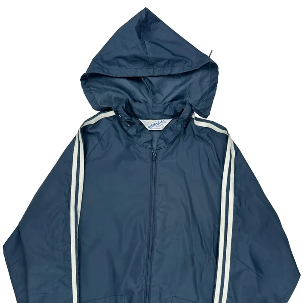 Adidas Windbreaker - Medium Blue Polyester - Image 5