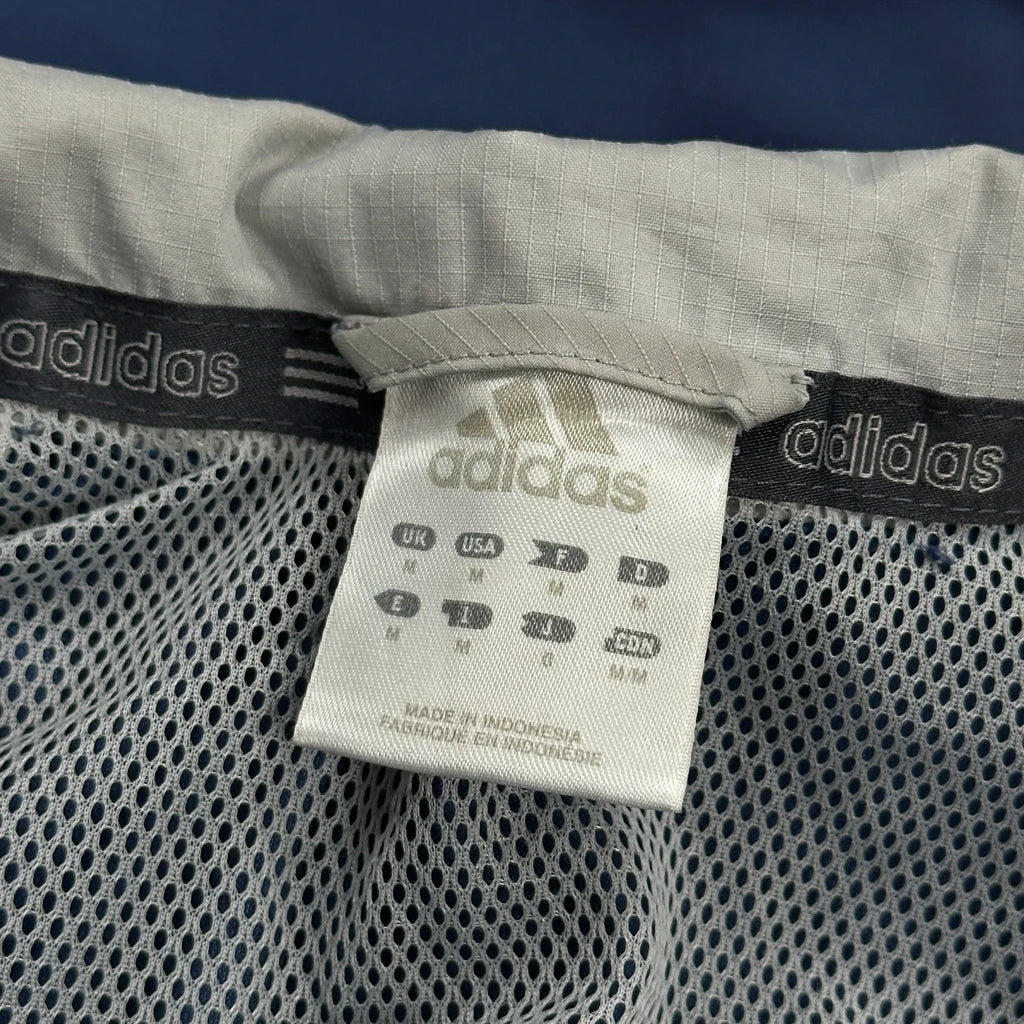 Adidas Windbreaker - Medium Blue Polyester - Image 3