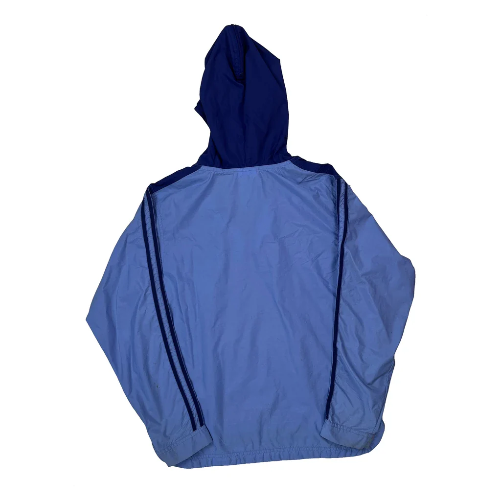 Adidas Windbreaker - Small Blue Polyester - Image 2