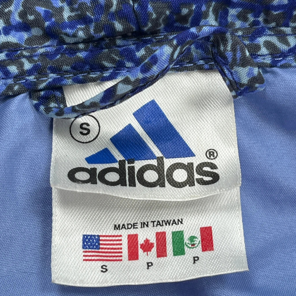 Adidas Windbreaker - Small Blue Polyester - Image 3