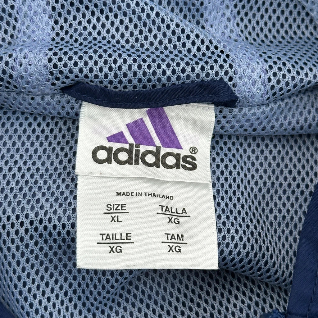 Adidas Windbreaker - XL Blue Polyester - Image 3