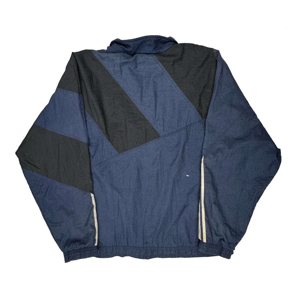 Adidas Spellout Windbreaker - XL Blue Polyester - Image 2