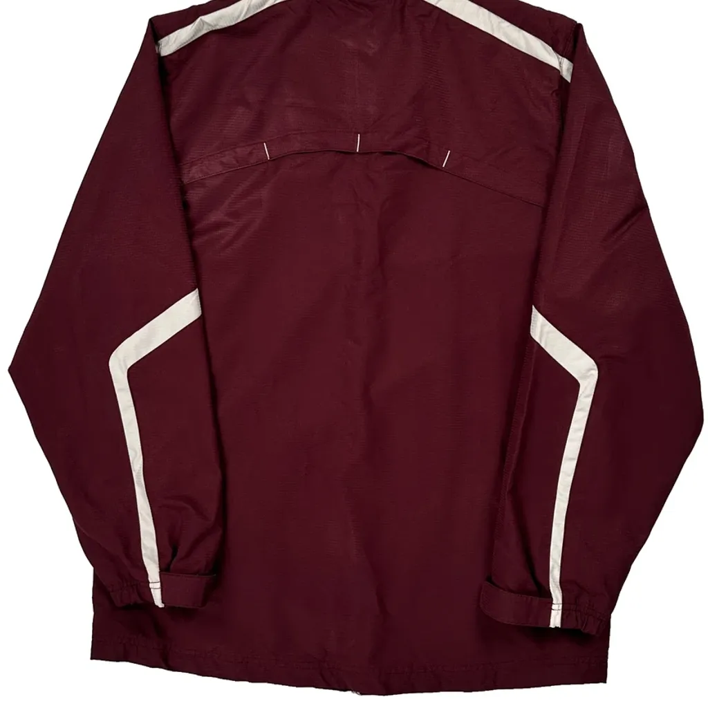 Adidas Windbreaker - XL Burgundy Polyester - Image 6