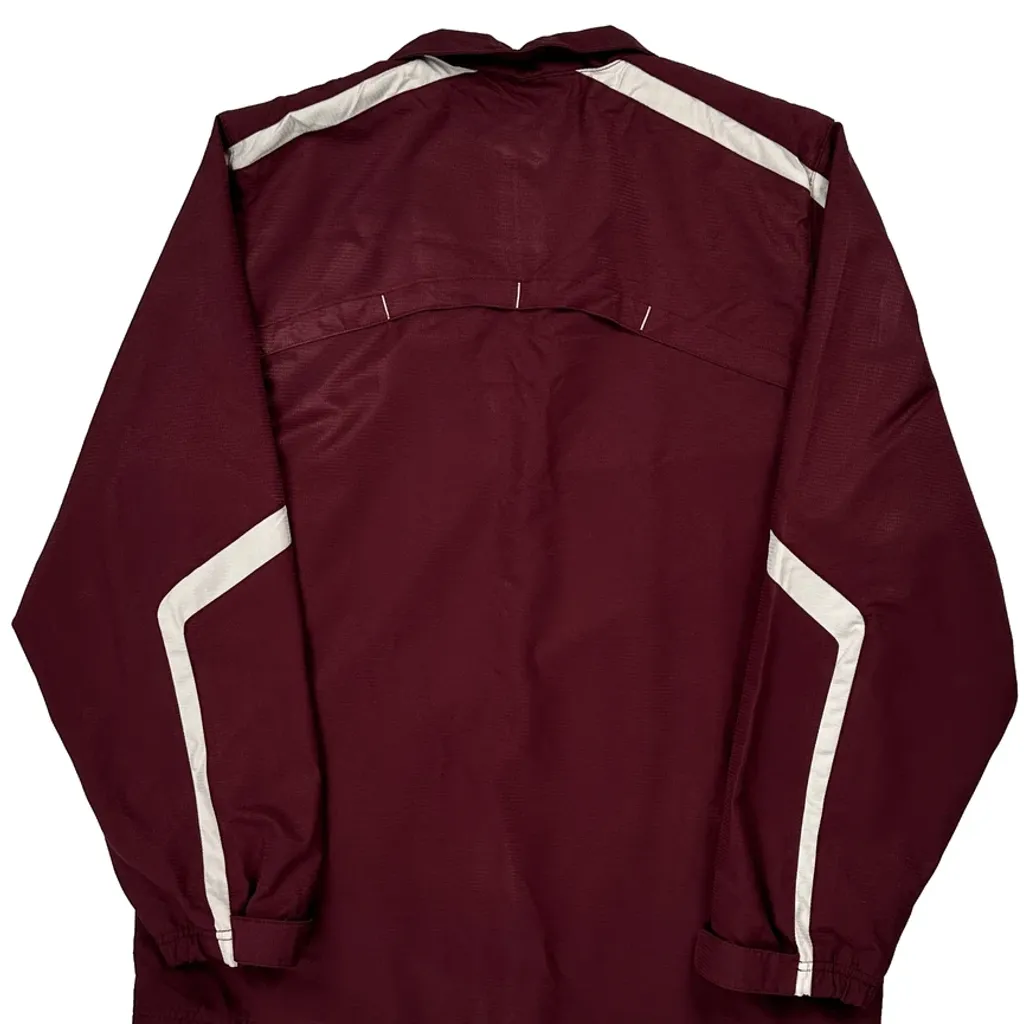 Adidas Windbreaker - XL Burgundy Polyester - Image 7